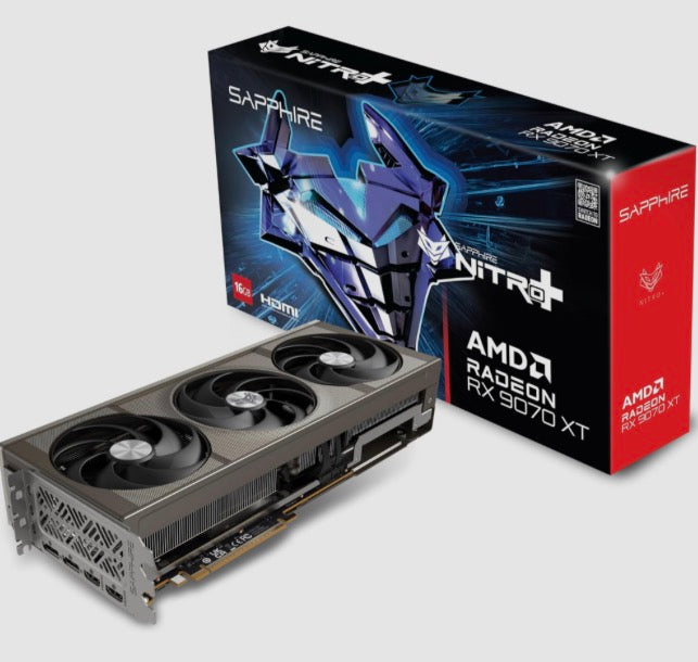 Sapphire NITRO+ AMD Radeon RX 9070 XT 16GB GDDR7 Graphics Card | RDNA 4 Gaming GPU with Vapor Chamber