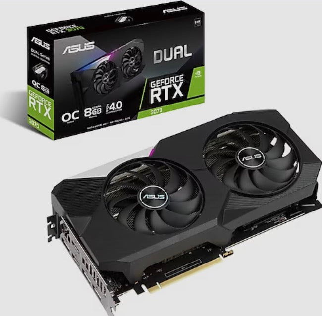 NVIDIA GeForce RTX 3070 8GB GDDR6 Graphics Card | DLSS + Ray Tracing + 1440p Gaming GPU