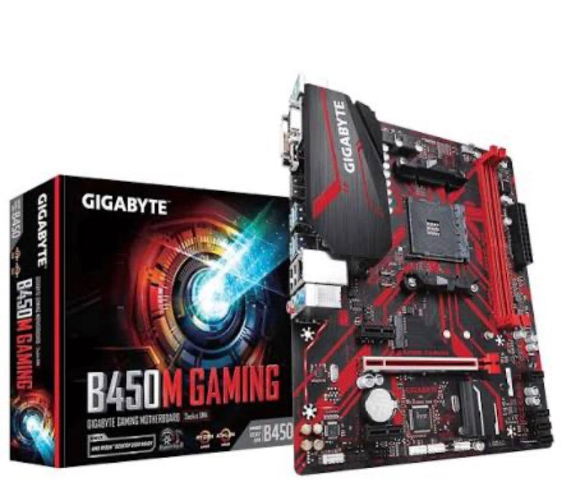 Gigabyte B450M Gaming Motherboard | AM4 Micro ATX Board with RGB Fusion + NVMe + DDR4 3600MHz