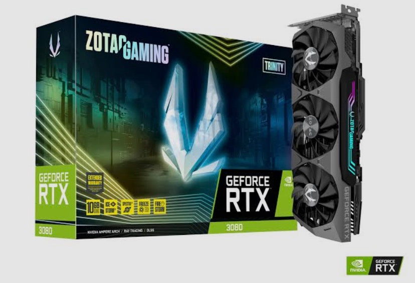 NVIDIA GeForce RTX 3080 10GB GDDR6X Graphics Card | 4K 60FPS + Ray Tracing + DLSS Gaming GPU